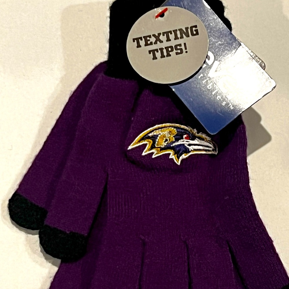 COPY - Baltimore Ravens Texting Gloves